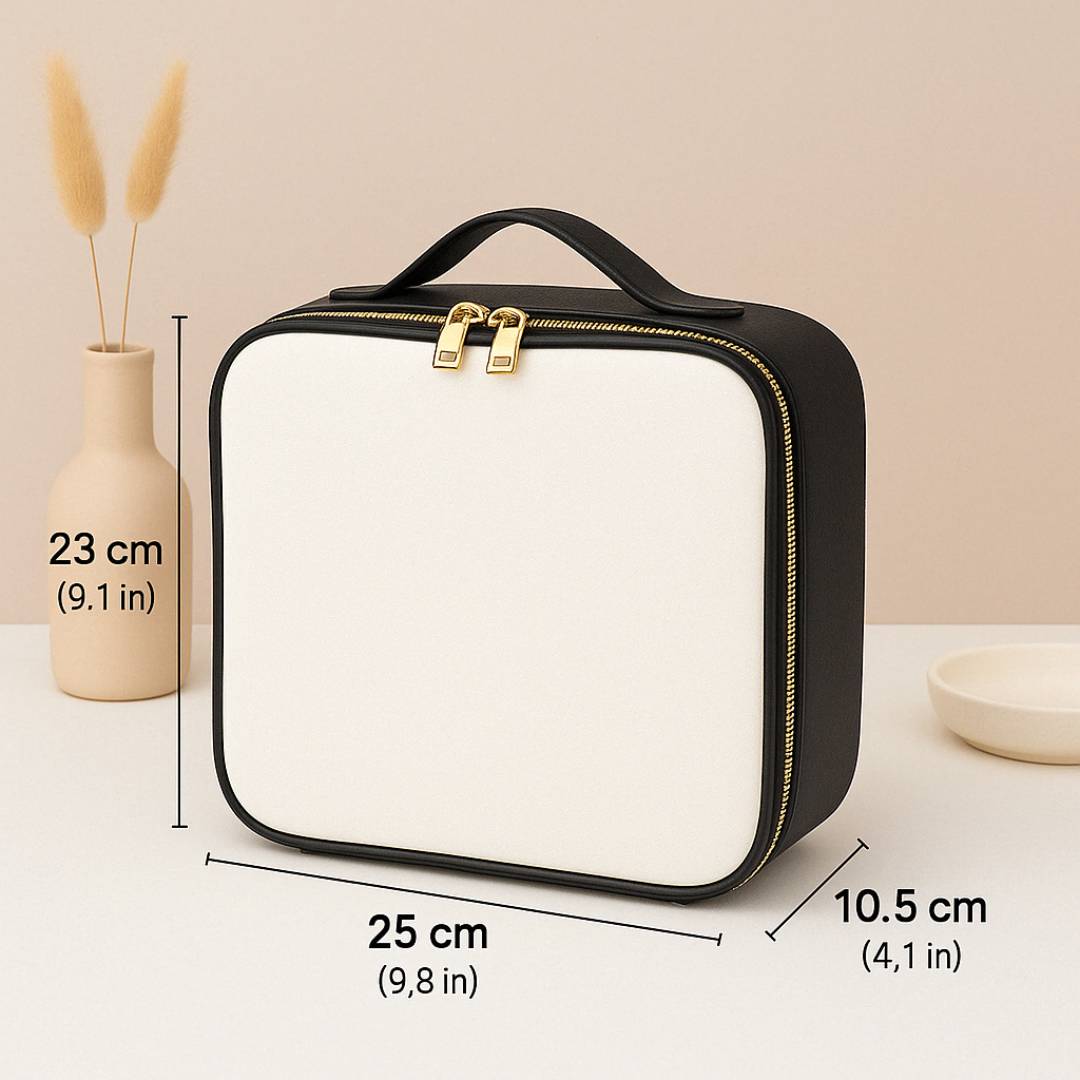 Portable Makeup Bag - LED Mirror