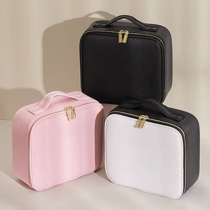Portable Makeup Bag - LED Mirror