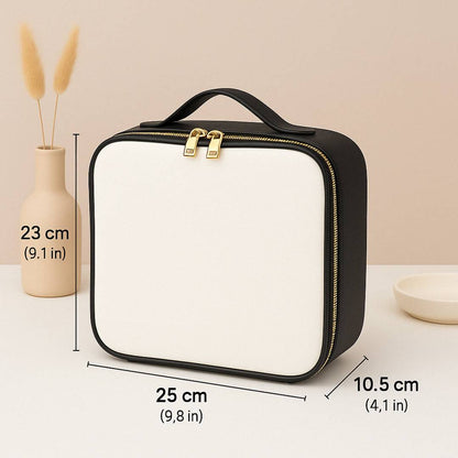 Portable Makeup Bag - LED Mirror